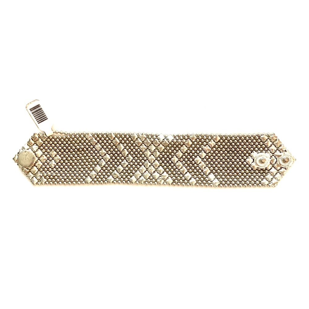 Silver cuff bracelet